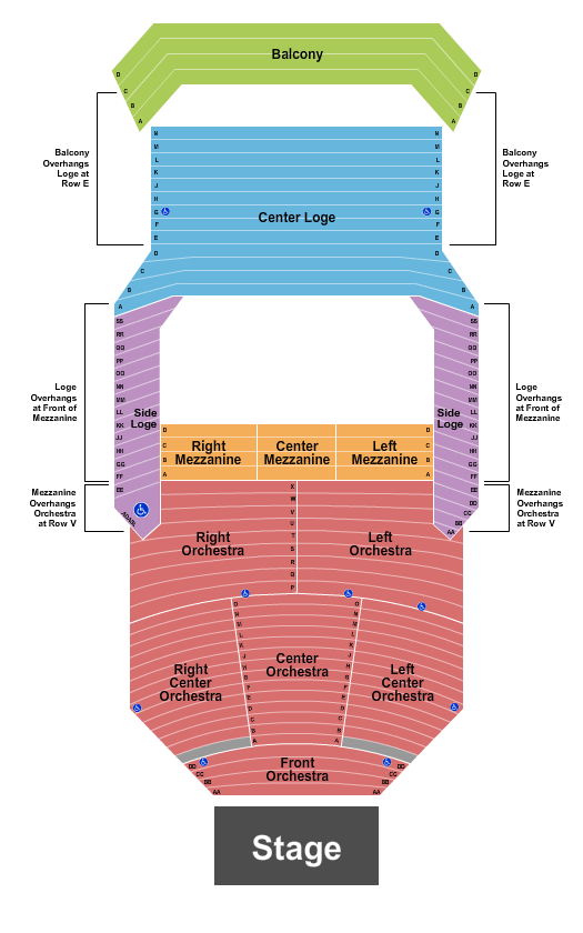 Uihlein Hall MJ Seating Chart